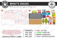 Modular Wooden City and Nature Blocks Laser Cut | Kids Laser Product Image 2