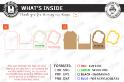 Mother's Day Mini Photo Frame Laser Cut Bundle | Gift Idea Product Image 3