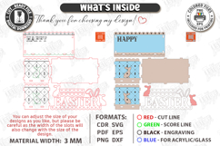 Easter Boxes and Crate Laser Cut Bundle | Bunny Baits | CNC Product Image 3