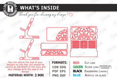 Business Card Holder Laser Cut |Office Accessory| Card Stand Product Image 3