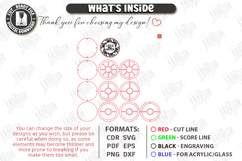 Bead Organizer Box Laser Cut|Storage Box|Inspirational Quote Product Image 3