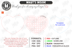 Puzzle Sample Laser Cut| Modern Puzzle |Family Activity SVG Product Image 3