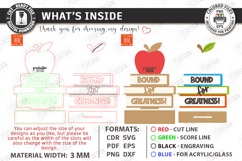 Personalized Kids Graduation Award Laser Cut | Grad 2026 SVG Product Image 3