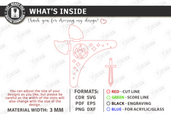 Decorative Bookshelf Corner Brackets Laser Cut Bundle | CNC Product Image 8