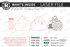 Birthday Money Holder Laser Cut|Cake Shape SVG|Greeting Card Product Image 3