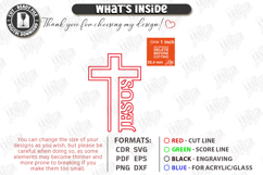 Christian Easter Bookmark Laser Cut Bundle | Religious Cross Product Image 3