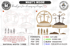 Easter Resurrection Scene Laser Cut | Holy Week | Religious Product Image 3