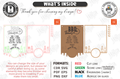 Funny BBQ Timer Laser Cut | Grilling Rules Wall Sign SVG Product Image 3