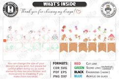 Baby Name Banner Laser Cut Bundle | Nursery Garlands Set SVG Product Image 14