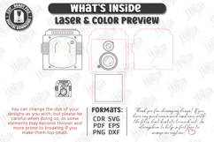 Retro Camera Photo Frame Laser Cut | Vintage Polaroid Style Product Image 4