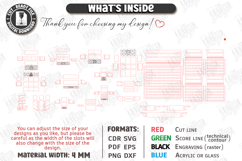 Wall Tool Organizer Laser Cut | Modular Tool Holder SVG |CNC Product Image 2