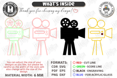 Home Cinema Signs Laser Cut Bundle |Movie Room| Movie Night Product Image 8