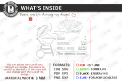 Wall BBQ Timer Signs with Utensil Holders Laser Cut | CNC Product Image 3