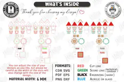 Christmas Flashlight Laser Cut | 3D Christmas Lantern Post Product Image 4