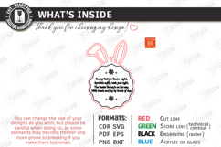 Easter Bait Tag Laser Cut | Basket Tags | Engraved Gift Tags Product Image 3