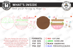 Easter Round Signs Laser Cut Bundle | Wall Spring Signs SVG Product Image 14