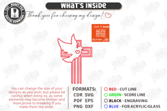 Christian Easter Bookmark Laser Cut | Religious Cross | CNC Product Image 3