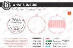 Air Freshener Laser Cut | Car Charm | Hanging Decorations Product Image 3