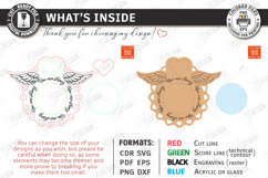 Affirmation Mirror Frame Laser Cut | Motivational Wall Frame Product Image 2