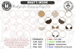 3D Layered Wall Art Laser Cut | Modern Home Interior Art SVG Product Image 3