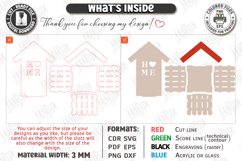 Valentine's Day Planter Holder Laser Cut | Flower Box SVG Product Image 3