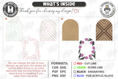 3D Floral Wall Art Laser Cut Bundle | Layered Flowers Signs Product Image 9