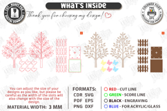 Easter Tree Laser Cut Bundle | Easter Table Decor | Spring Product Image 9