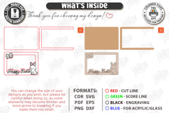 My First Easter Photo Frame Laser Cut | Easter Picture Frame Product Image 3