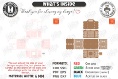 Cleaning Caddy Organizer Laser Cut | Wooden Storage Box SVG Product Image 3