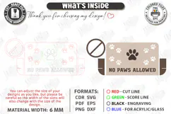 Pet Barrier Laser Cut|Dog Stopper|Dog Barrier|Stair Gate SVG Product Image 2
