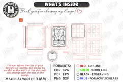 Whiskey Stones Storage Box Laser Cut | Whiskey Accessories Product Image 3