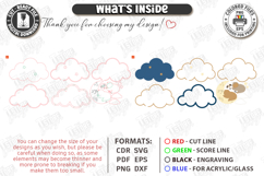 Cloud Night Light Laser Bundle | Nursery Decor | Kids Laser Product Image 4