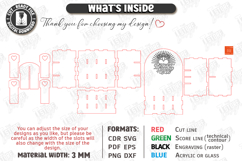 Drink Packet Organizer Laser Cut | Storage Box | Kitchen SVG Product Image 3