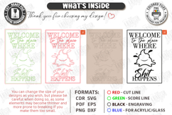 Funny Bathroom Wall Art Laser Cut | Sarcastic Toilet Sign Product Image 3