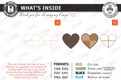 Wooden Snack Serving Tray Laser Cut | Modern Kitchenware SVG Product Image 3