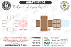 Personalized Gift Boxes Laser Cut Bundle | Boxes with Lid Product Image 14