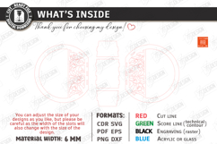 Flowers Basket Laser Cut | Bouquet Holder | Gift Basket SVG Product Image 3