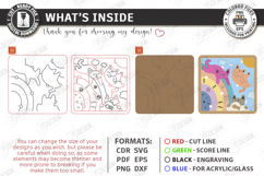 Kids Puzzles Laser Cut Bundle | Kids Laser | Montessori Toys Product Image 9