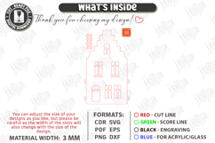 Christmas Village Laser Cut|Christmas Tree Skirt|Home Decor Product Image 3