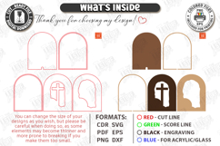 Easter Night Light Laser Cut | Religious LED Light SVG | CNC Product Image 3