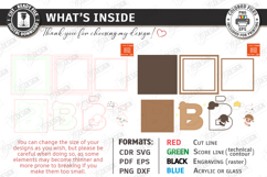 Nursery Name Signs Alphabet Laser Cut Bundle | Monogram SVG Product Image 4