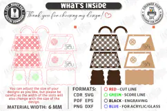 Flowers Basket Laser Cut | Floral Basket | Bouquet Holder Product Image 3