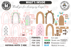 Tooth Fairy Door Laser Cut |Children&#039;s Room Decor| Mini Door Product Image 2