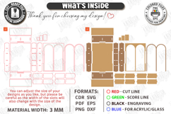 Miniature Bookshelves Laser Cut Bundle | Mini Bookcase | CNC Product Image 14