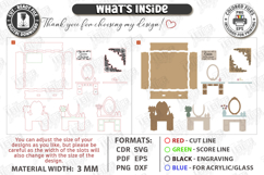 Mother's Day Miniature Roombox Laser Cut Bundle | 3D Layered Product Image 4