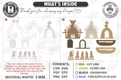 Easter Resurrection Scene Laser Cut Bundle | Holy Week SVG Product Image 4