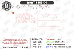 Easter Candle Holder Laser Cut | He Is Risen SVG | Christian Product Image 3