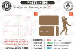 Sport Phone Stand Laser Cut | Gym and Dance | Phone Holder Product Image 3