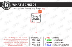 Teacher Appreciation Plant Stake SVG Thank You Garden Sign Product Image 13