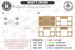 Fast Food Serving Trays Laser Cut Bundle | Serving Board SVG Product Image 4